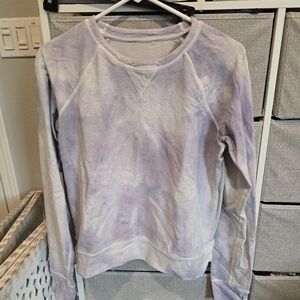 Lululemon Women's Purple Tie-Dye Sweater